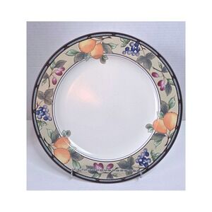 Mikasa Intaglio Garden Harvest CAC29 Dinner Plate/Platter Fruit Stoneware 12.5"
